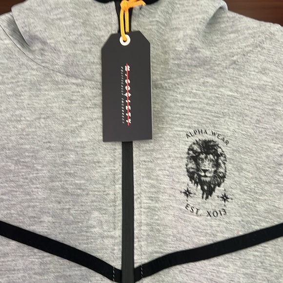 New M Society Sweat hooded track suit jacket and pants - Picture 6 of 12